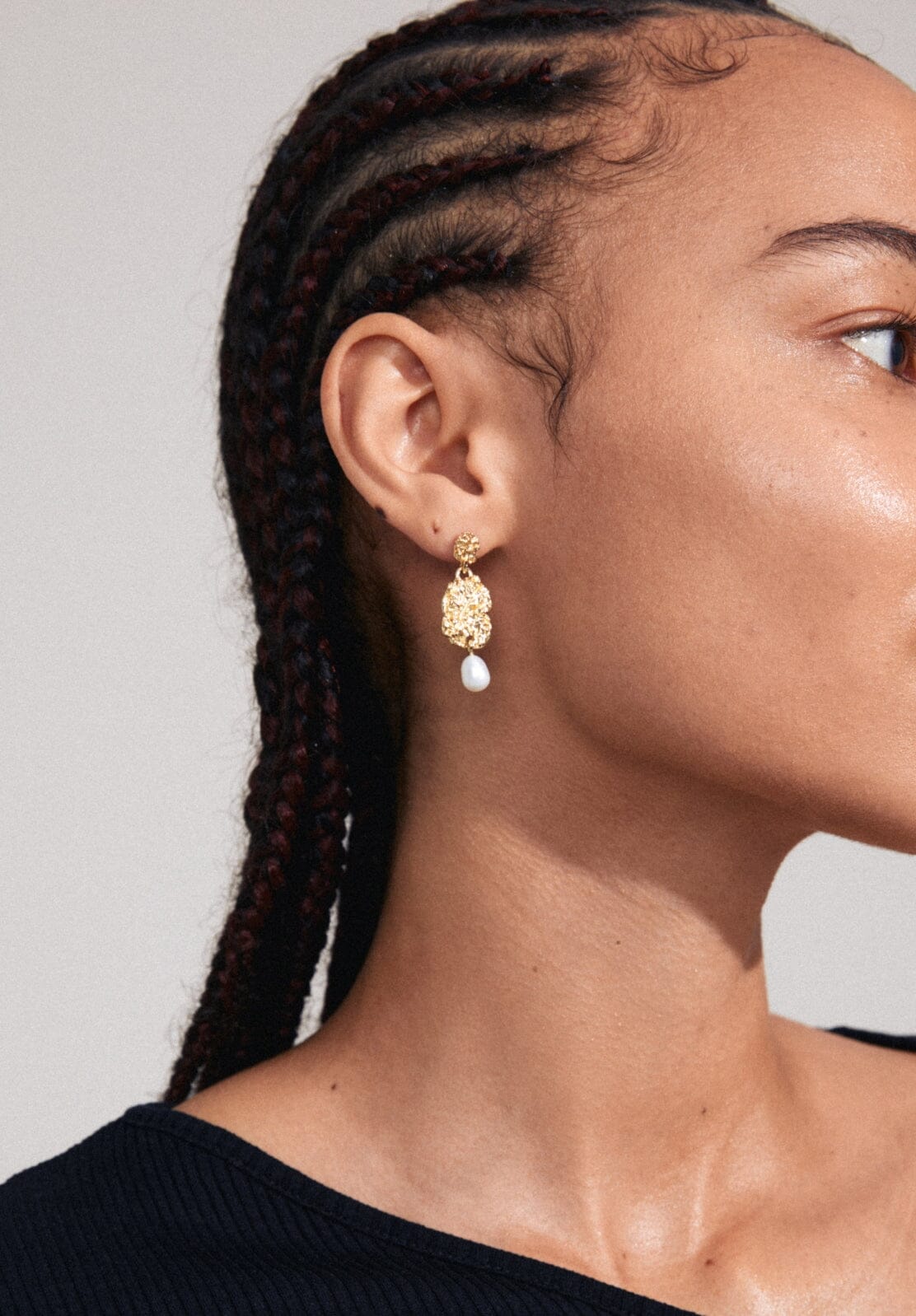 Pilgrim - True Earrings - Golden Plated Rabat
