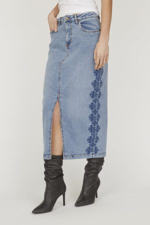 Sisters Point - Olia-Sk3 - 930 L. Blue Wash/Navy Online salg