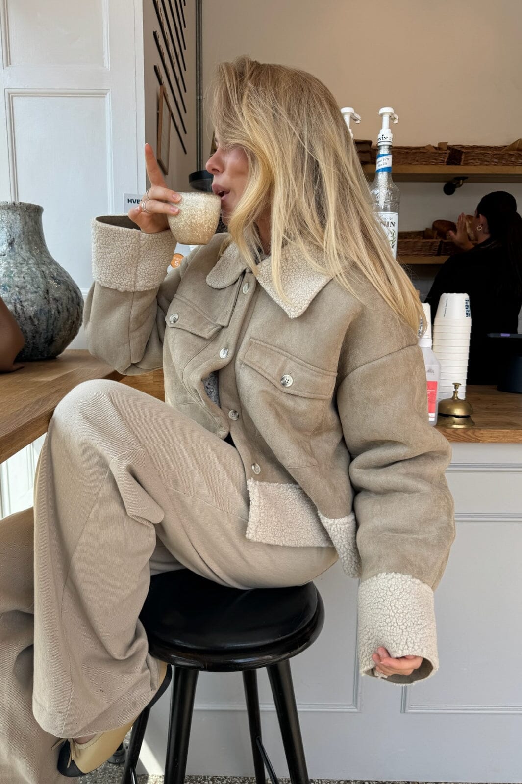 BYIC - Theaic Teddy Jacket - lbrown Light Brown