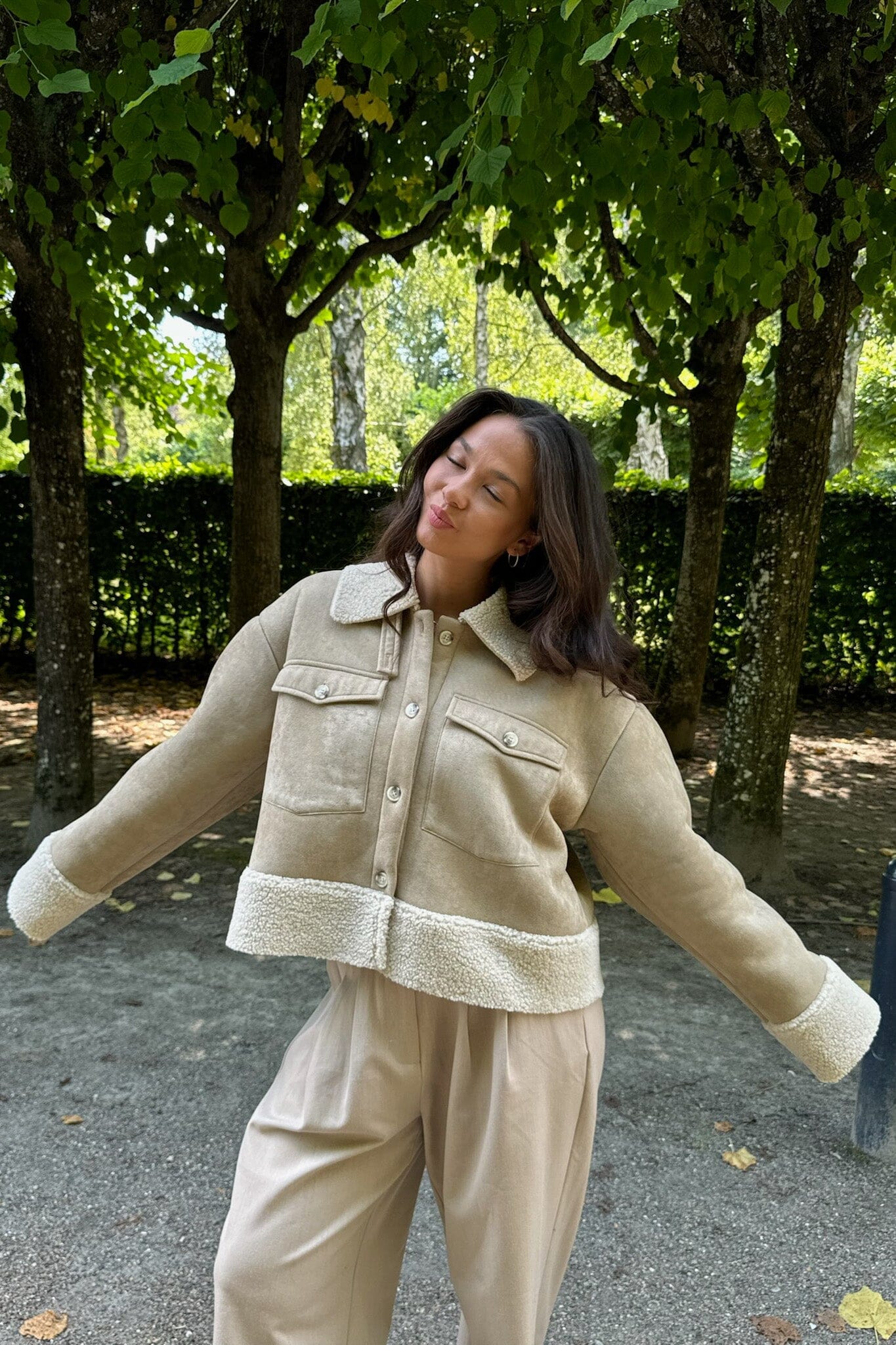 BYIC - Theaic Teddy Jacket - lbrown Light Brown