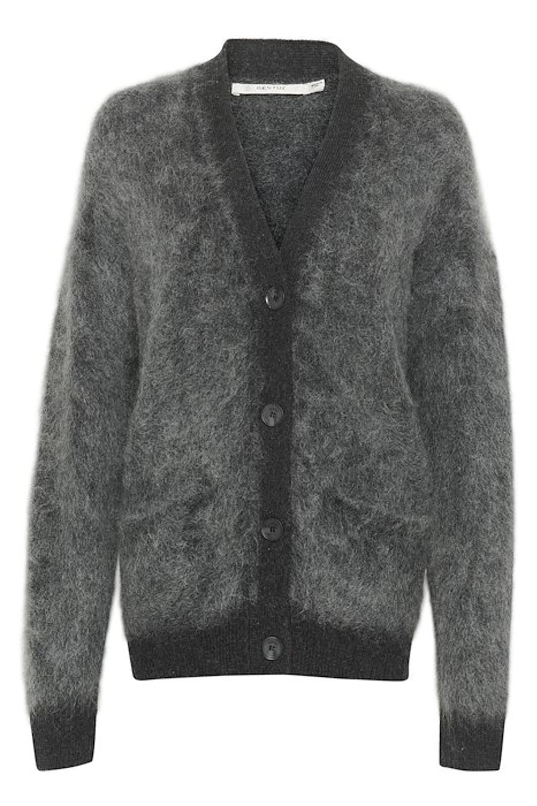 Gestuz - Maicagz Cardigan - 106286 Charcoal Melange Online salg