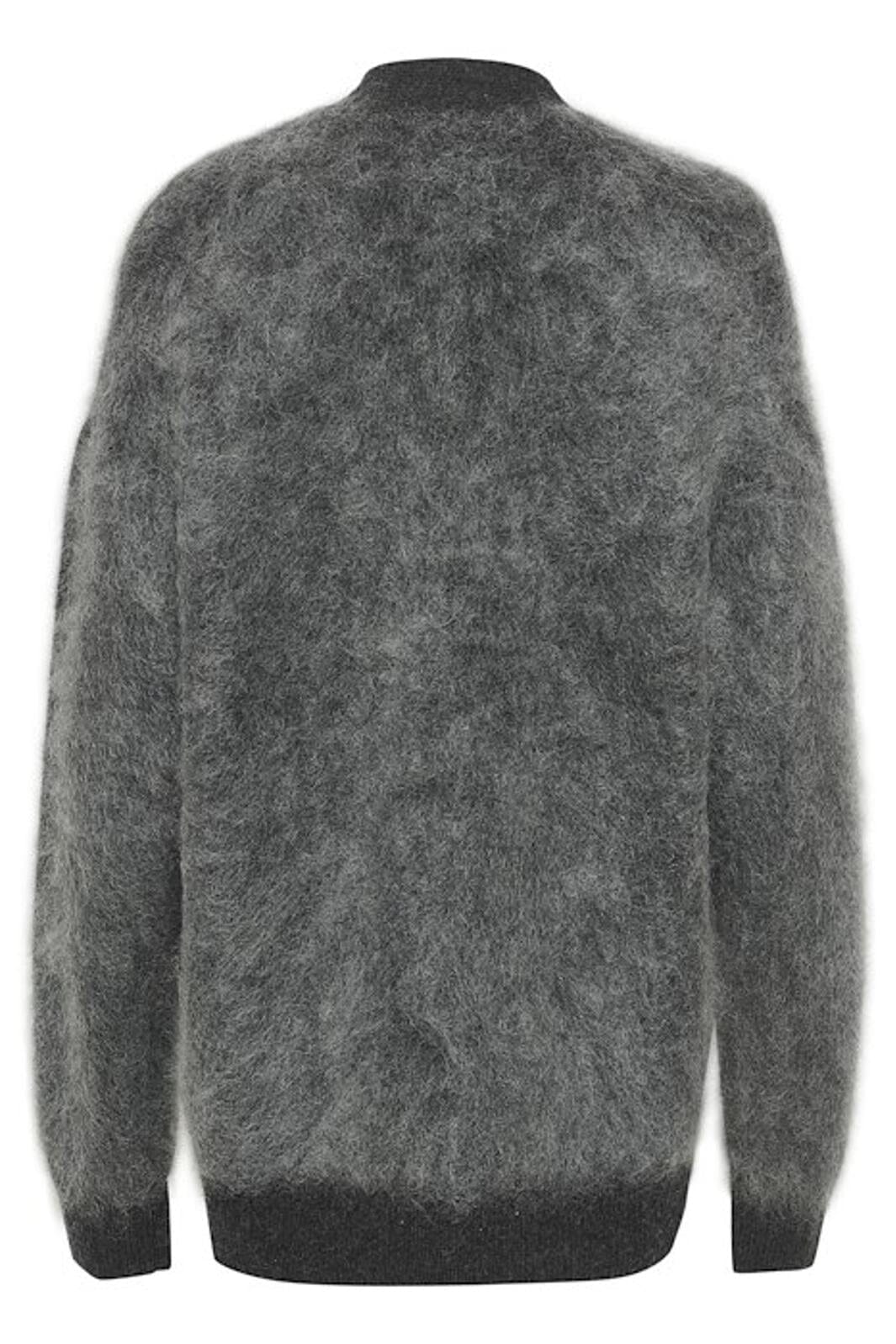 Gestuz - Maicagz Cardigan - 106286 Charcoal Melange Online salg