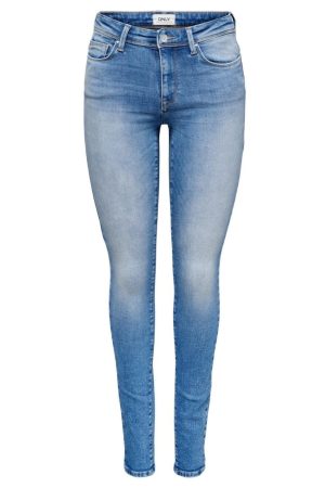 Only - Onlshape Reg Sk - 3816063 Light Medium Blue Denim Hot på udsalg