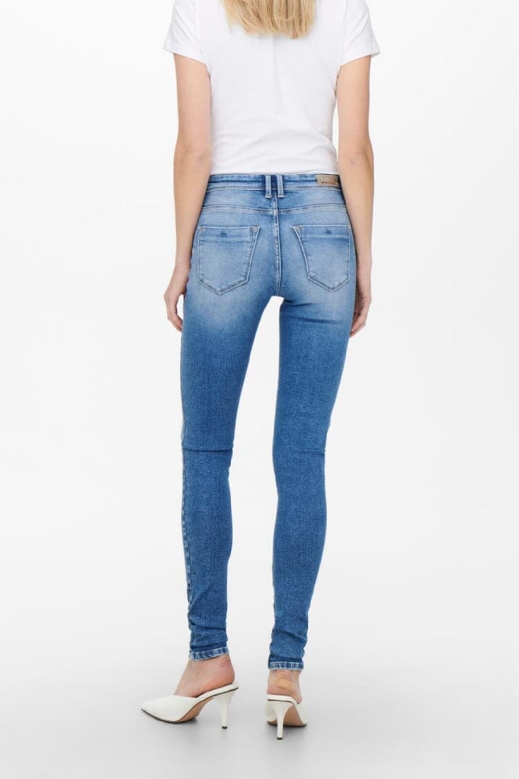 Only - Onlshape Reg Sk - 3816063 Light Medium Blue Denim Hot på udsalg