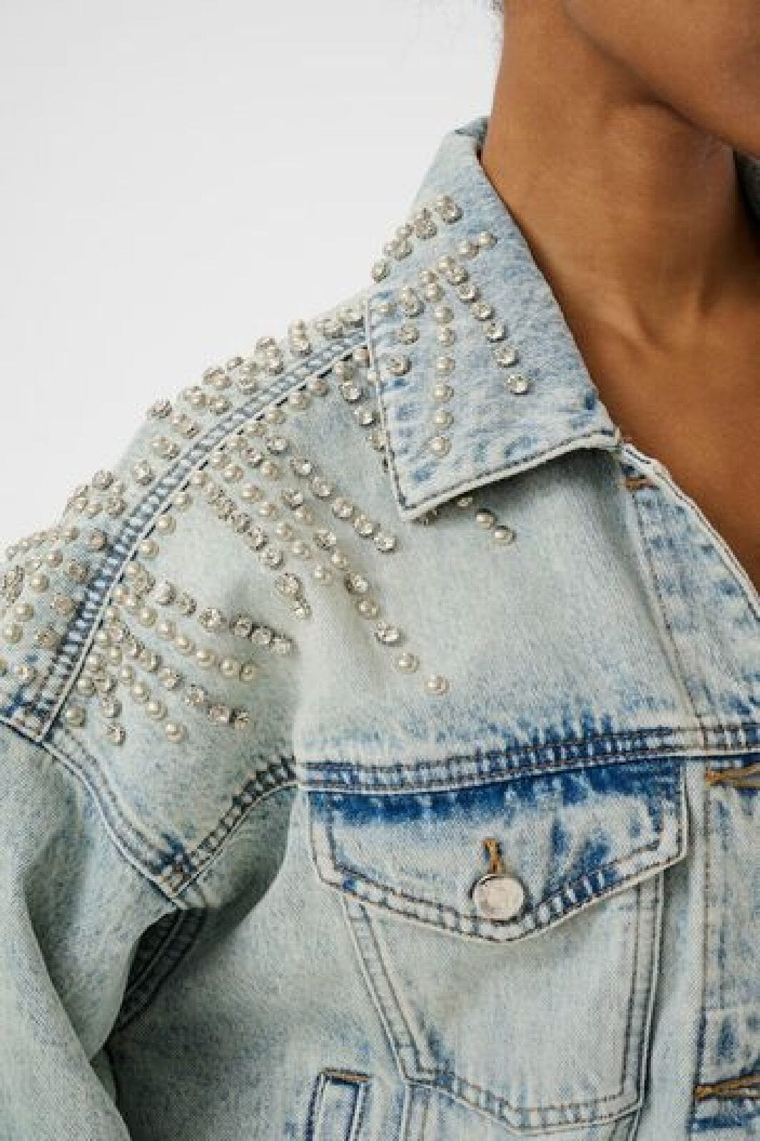Gestuz - Gzlee Jacket 10909948 - 104611 - Light Blue Washed Online salg