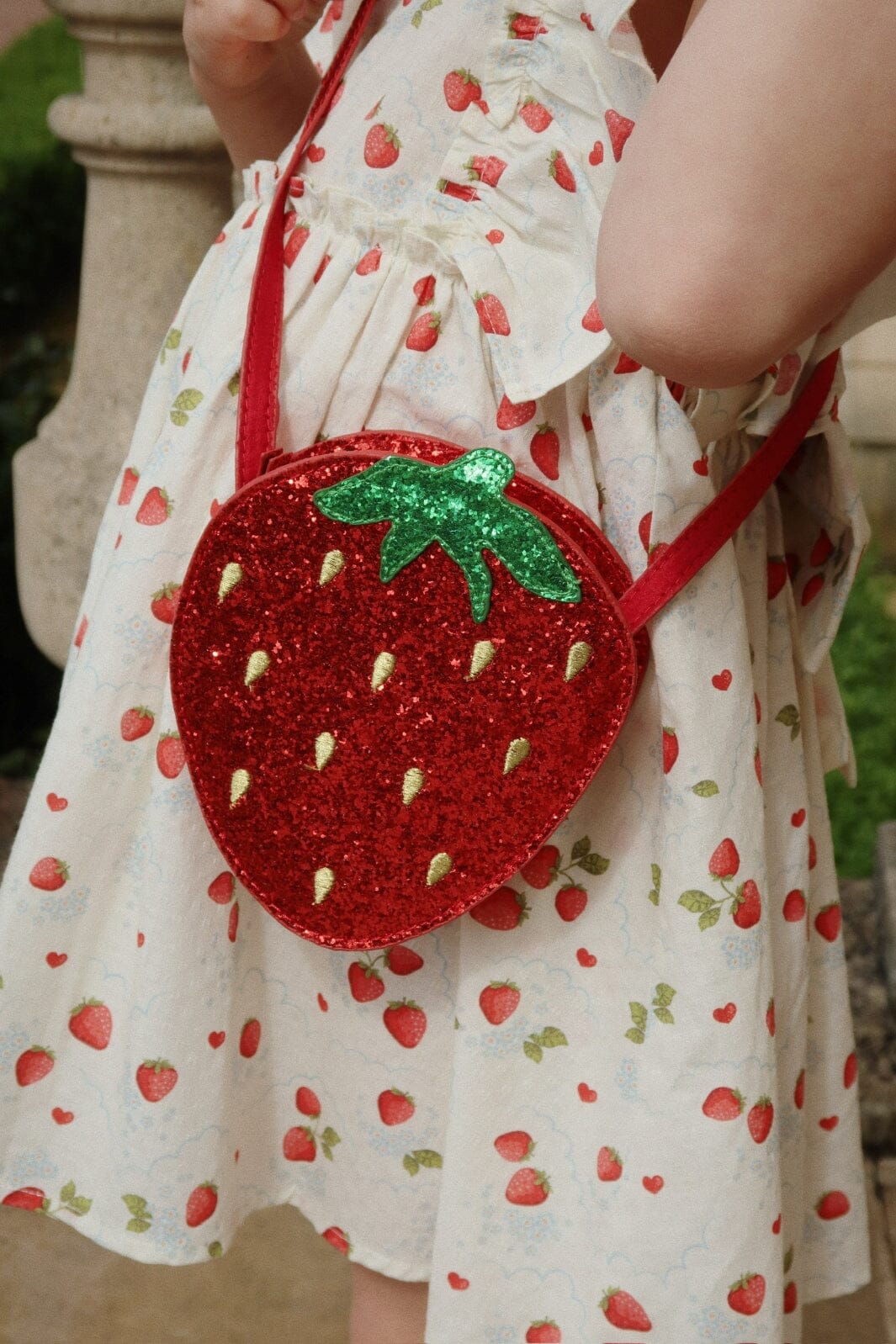 Konges Sløjd - Tut Strawberry Shoulder Bag Ks102388 - Barbados Cherry