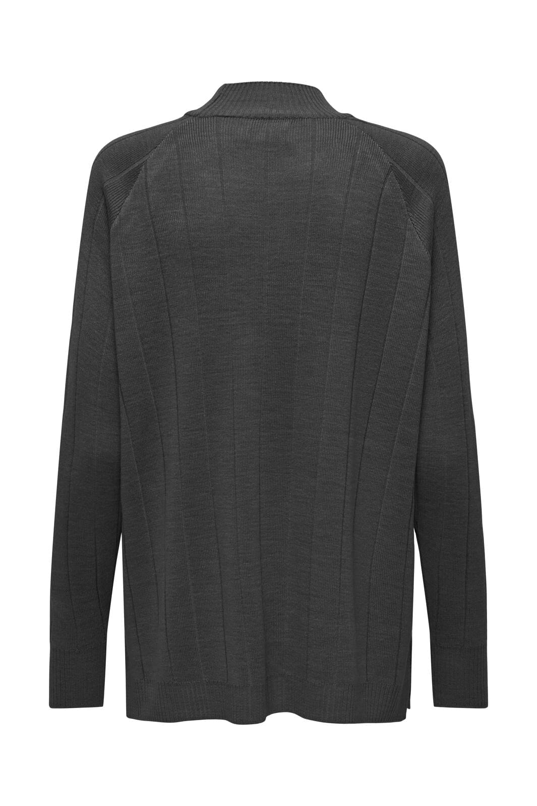 only-onltess-ls-long-high-neck-knt-4630569-dark-grey-melange_1.jpg Only - Onltess Ls Long High Neck Knt - 4630569 Dark Grey Melange
