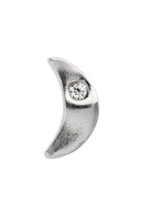Stine A - Tout Petit Bella Moon Earring Silver - 1280-00-S på udsalg