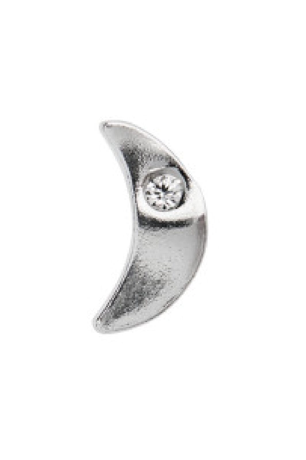 Stine A - Tout Petit Bella Moon Earring Silver - 1280-00-S på udsalg