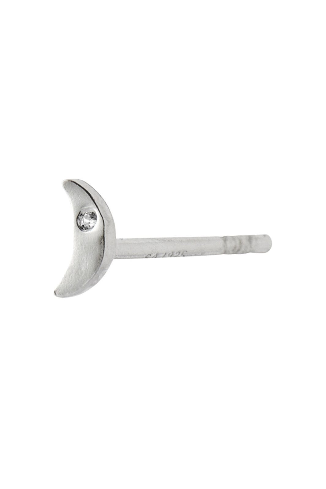 Stine A - Tout Petit Bella Moon Earring Silver - 1280-00-S på udsalg