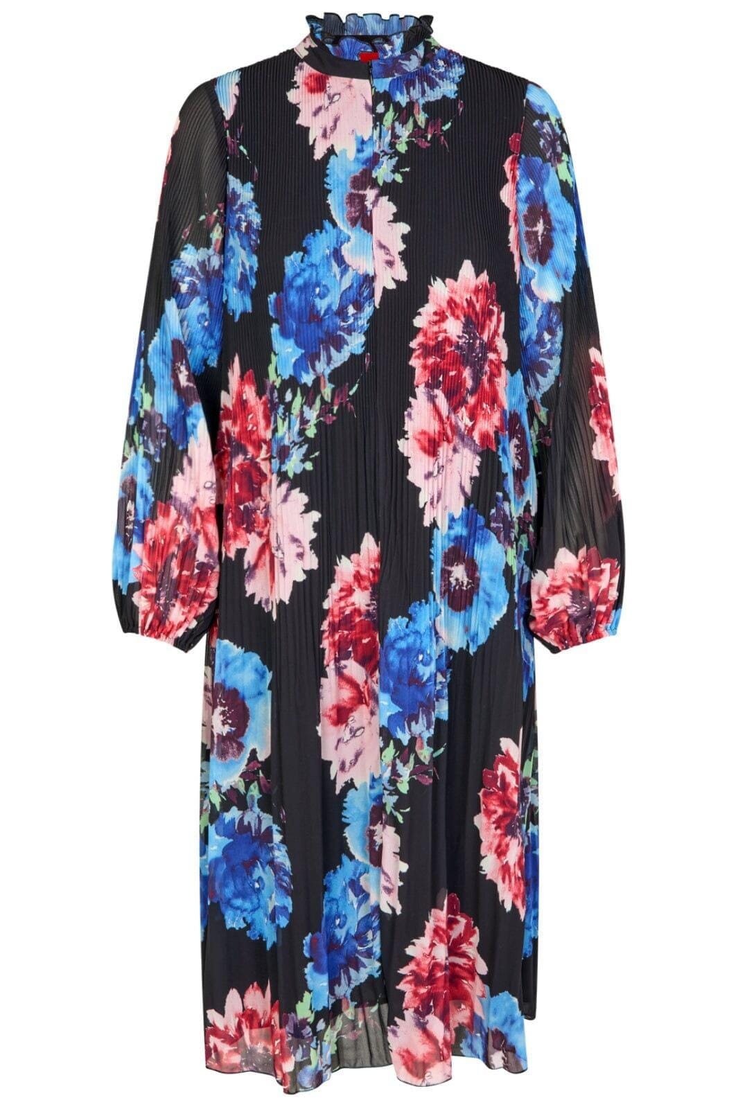 Cras - Bina Dress - 8037 8037 Black Blossom Mode