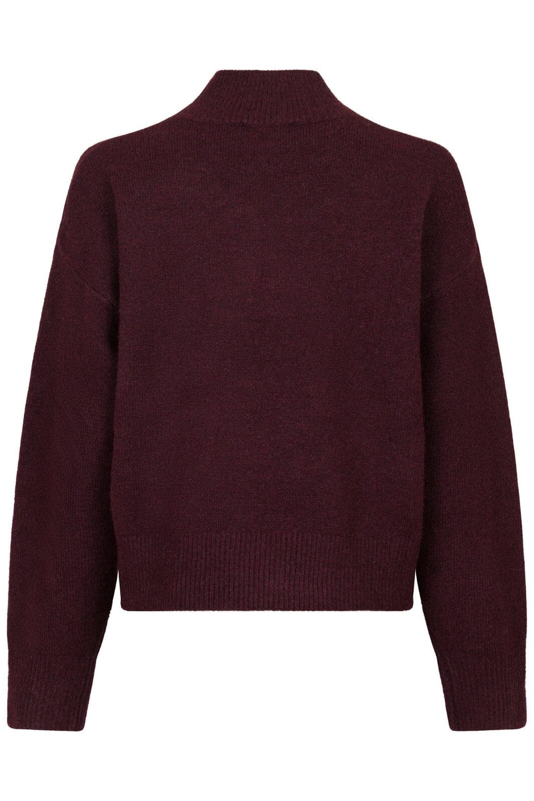 Neo Noir - Paulina Knit Blouse - Wine