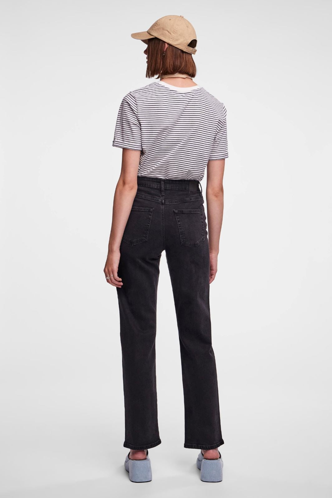 Pieces - Pckelly Straight Jeans Bl102 - 4421715 Black