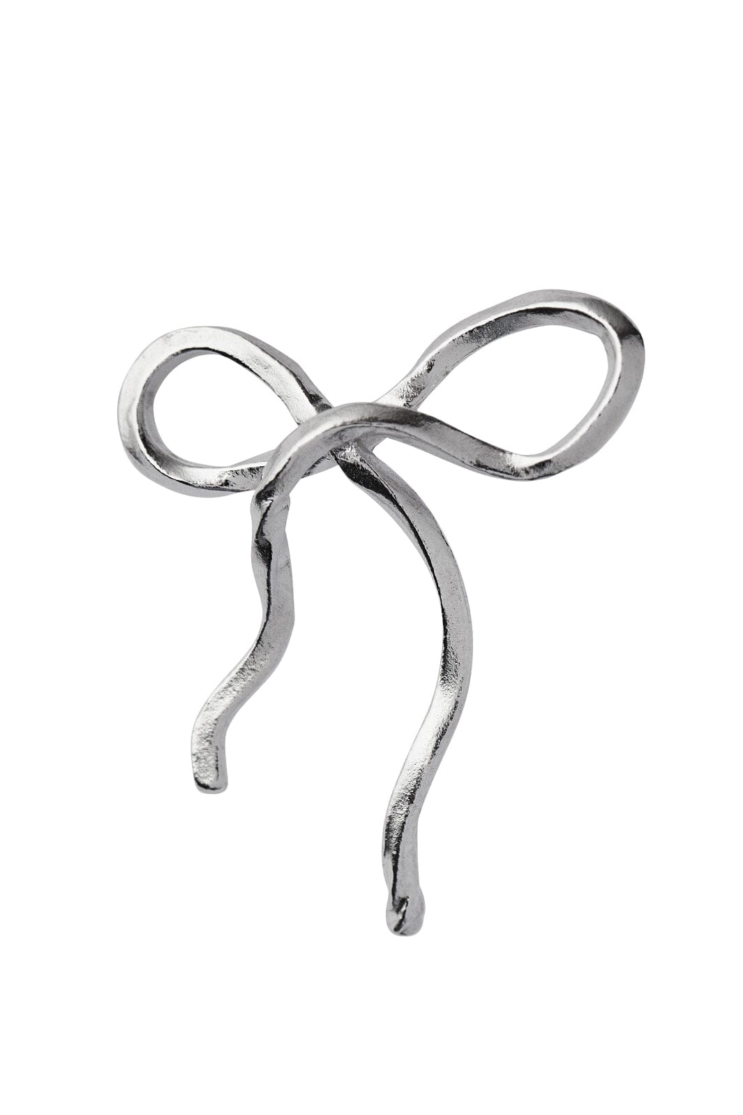 Stine A - Flow Bow Earring Silver - Single - 1343-00-S
