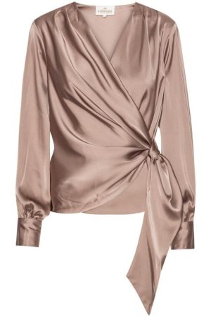 Forudbestilling - Karmamia - Ines Blouse - Semi Rich Tan