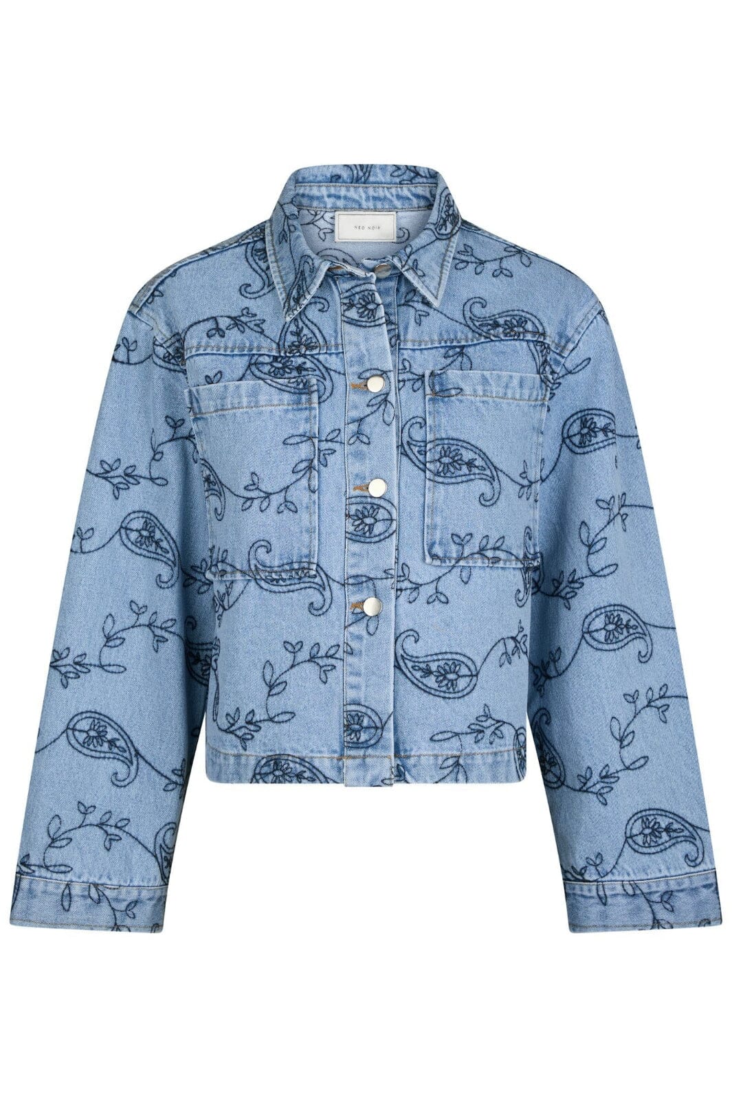 Forudbestilling - Neo Noir - Emilia Embrodiery Jacket 164790 - 140 - Blue