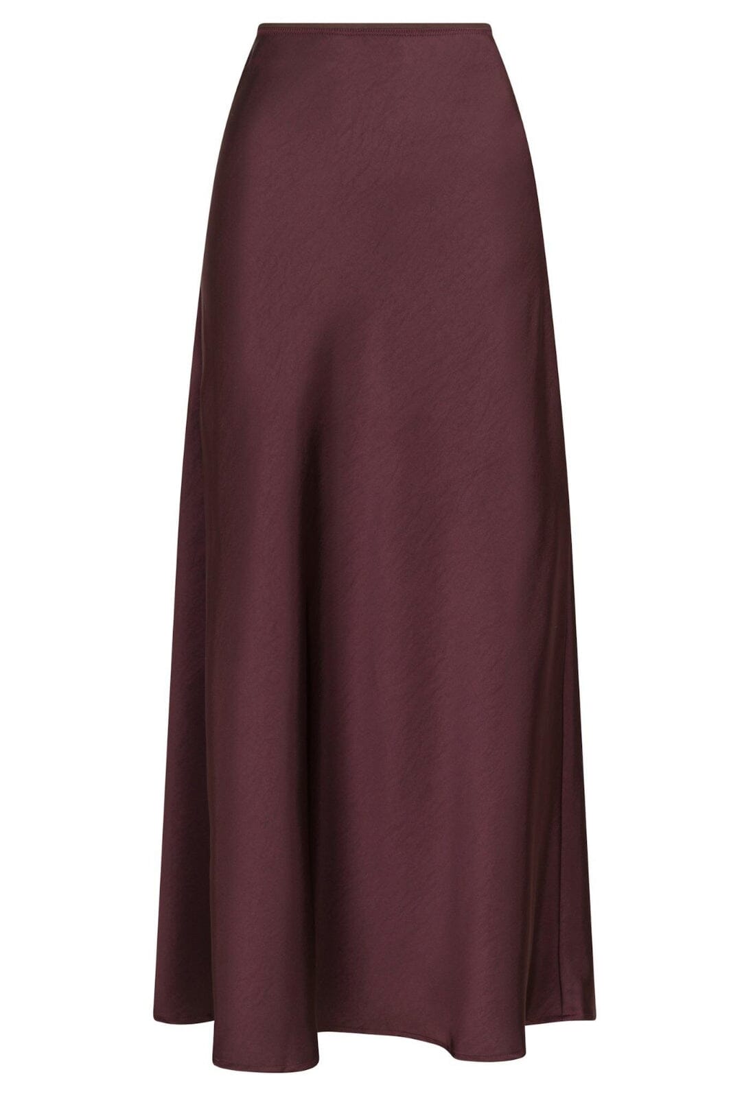 Forudbestilling - Neo Noir - Vicky Heavy Sateen Skirt 159588 - Burgundy