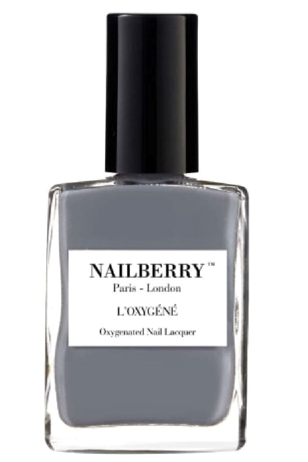 Nailberry - NAILBERRY Stone 15 ml - Oxygenated Classic Dark Grey