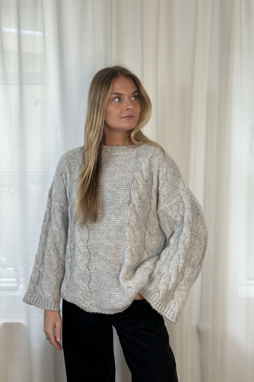 Noella - Lyza Knit 14190001 - 022 - Light Grey Melange