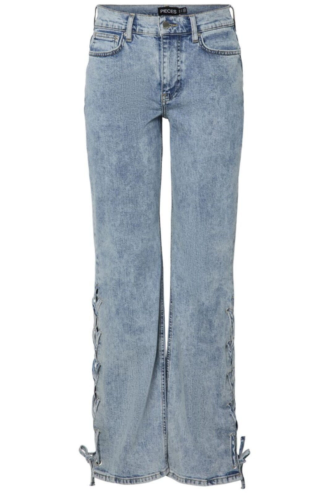Pieces - Pcfenda Straight Denim Jeans Fsy - 4746907 Light Blue Denim