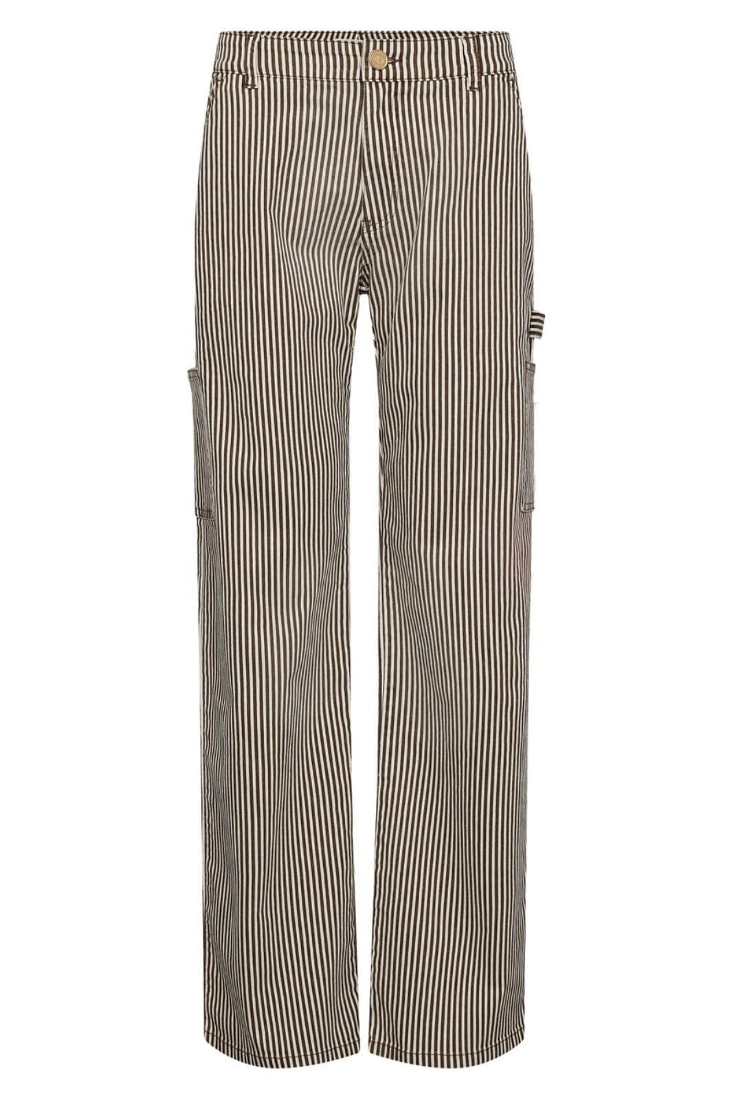 Sofie Schnoor - Snos250 Trousers - Brown Striped
