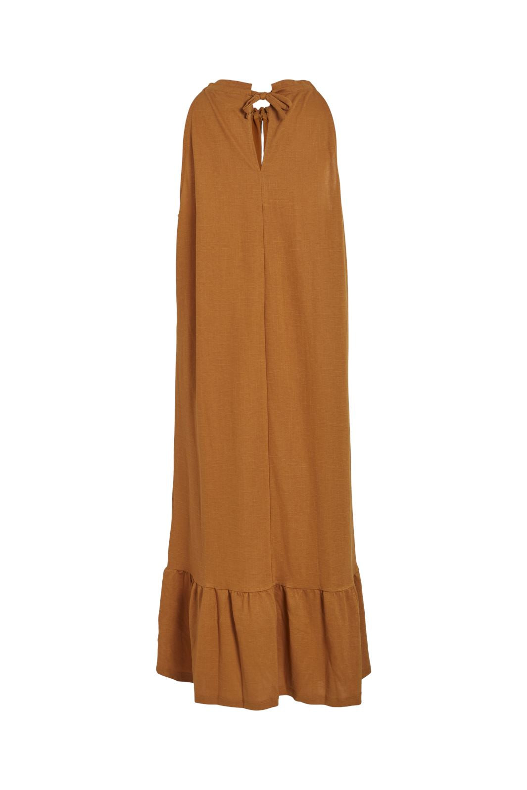 vila-vicarmena-halterneck-s-l-midi-dress-4498808-cathay-spice_1.jpg Vila - Vicarmena Halterneck S/L Midi Dress - 4498808 Cathay Spice