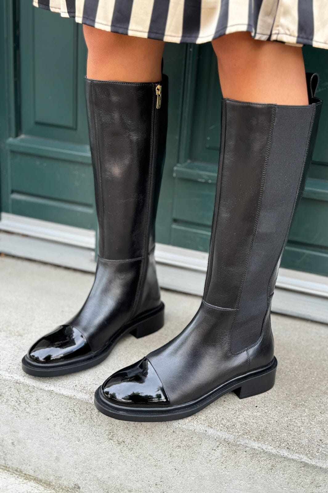 Copenhagen Shoes - The Art Boot Patent/Toe - 0001 Black