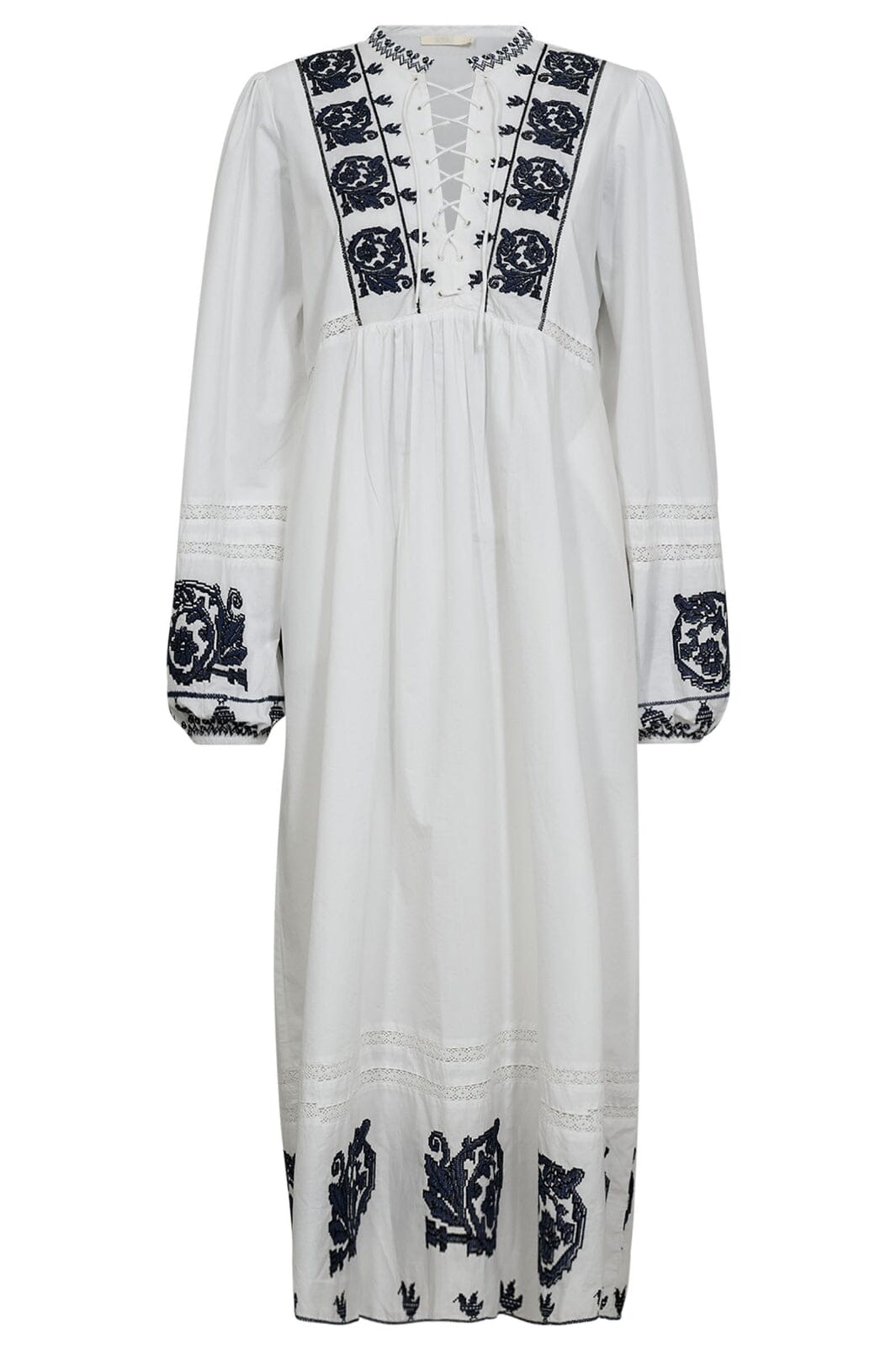 Forudbestilling - Gossia - Adelago Dress G2346 - White - Blue