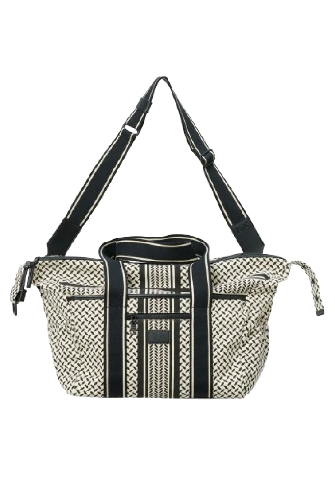 Forudbestilling - Lala Berlin - Big Bag Muriel 2.0 - heritage stripe black