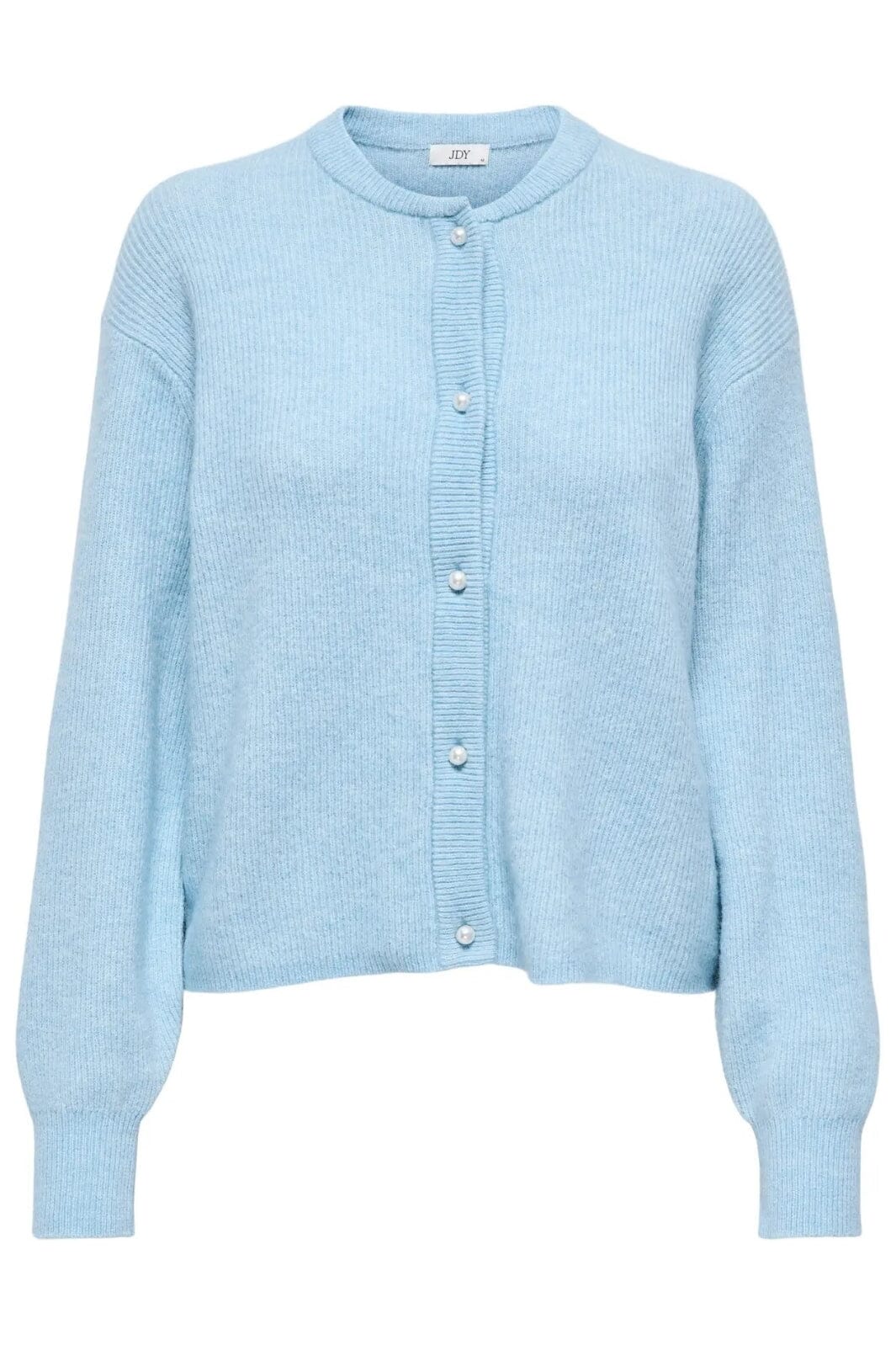 JDY - Jdylumi Life L/S Button Cardiga Knt - 4852269 Aquamarine Melange Levere