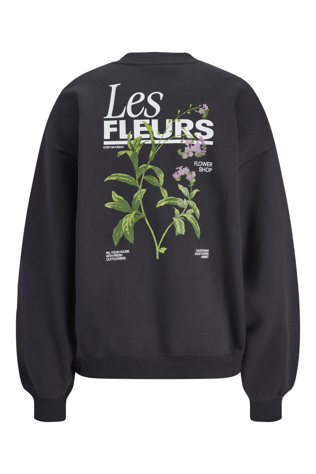 Jjxx - Jxsandra Loose Ls Crew Sweat Cphfw - 4883878 Phantom Les Fleurs Online nu