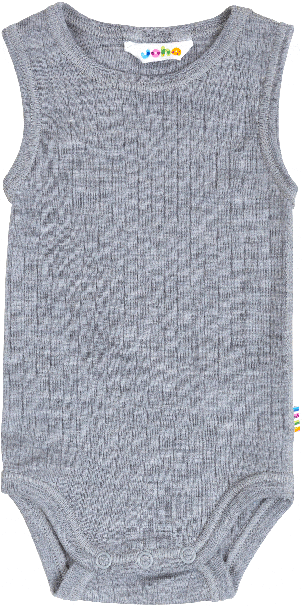 Joha - Body without sleeves - Light Grey Melange - Uld