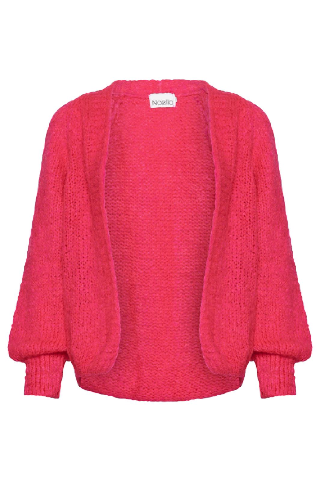 noella-fora-knit-cardigan-poppy-pink_1.jpg Noella - Fora Knit Cardigan - Poppy Pink Hot på udsalg