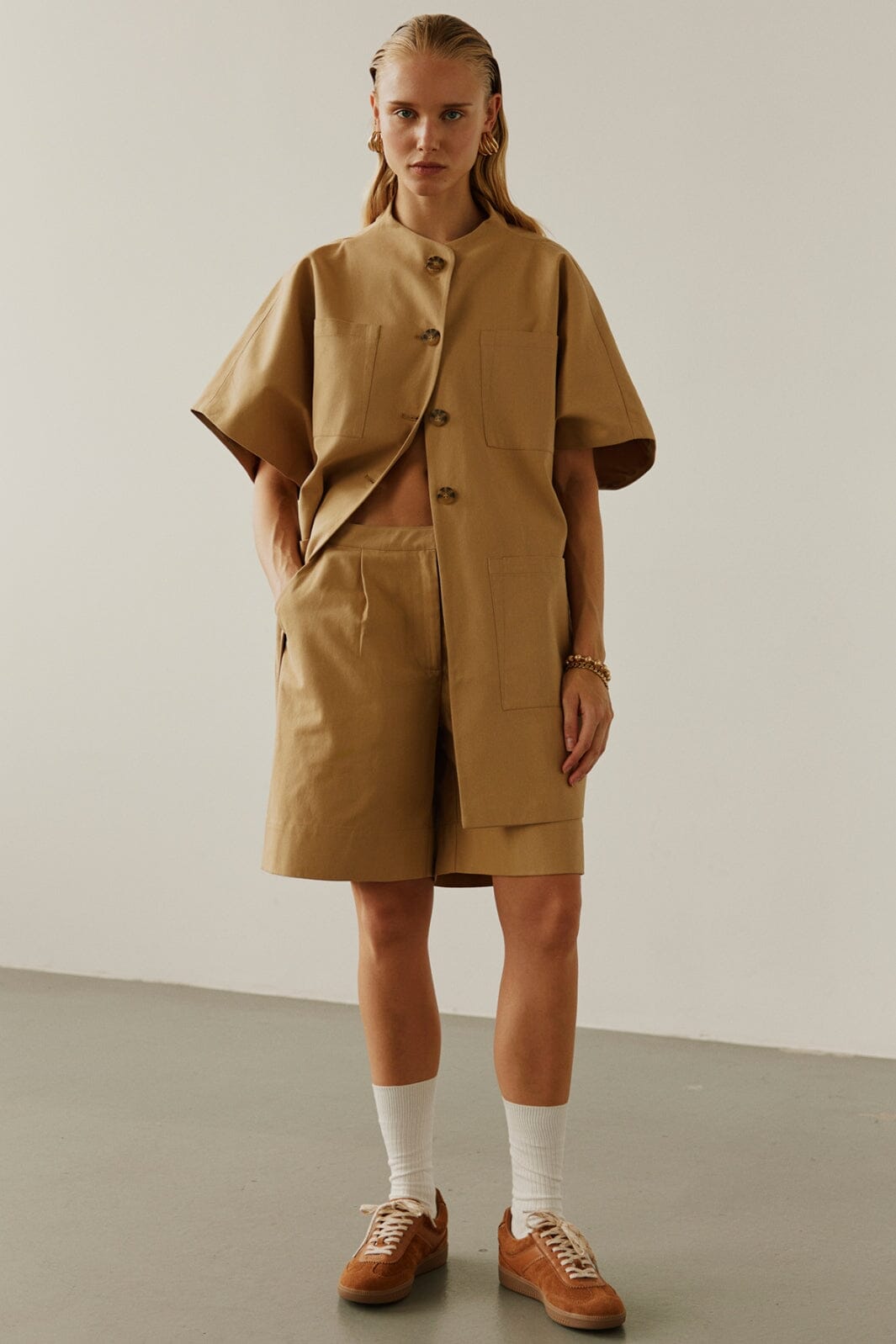 Sofie Schnoor - Amelsw Shorts S252251 - 7012 - Camel Online salg