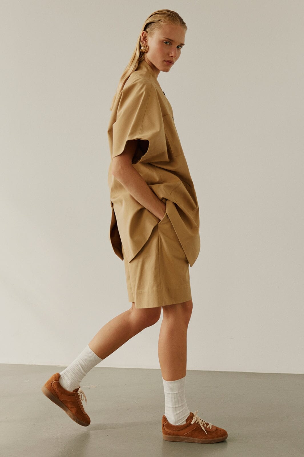 Sofie Schnoor - Amelsw Shorts S252251 - 7012 - Camel Online salg