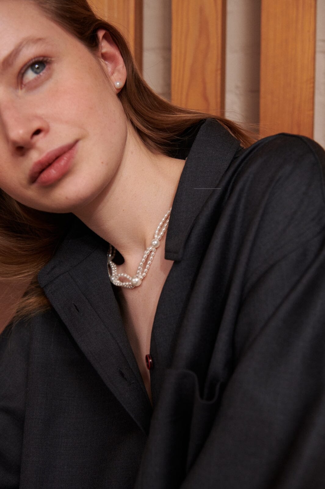 Sorelle Jewellery - Ripple Necklace - Forgyldt