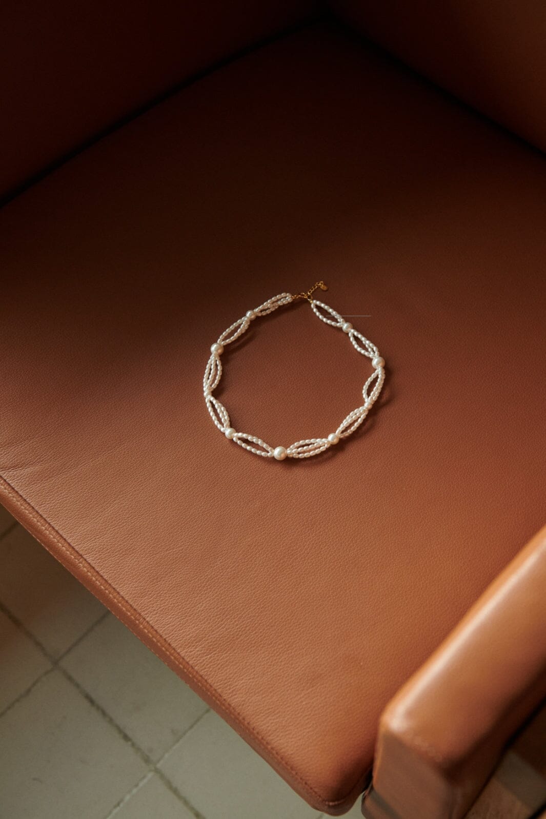 Sorelle Jewellery - Ripple Necklace - Forgyldt