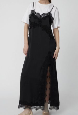 Stella Nova - Delicate Lace Dress - 999 Black