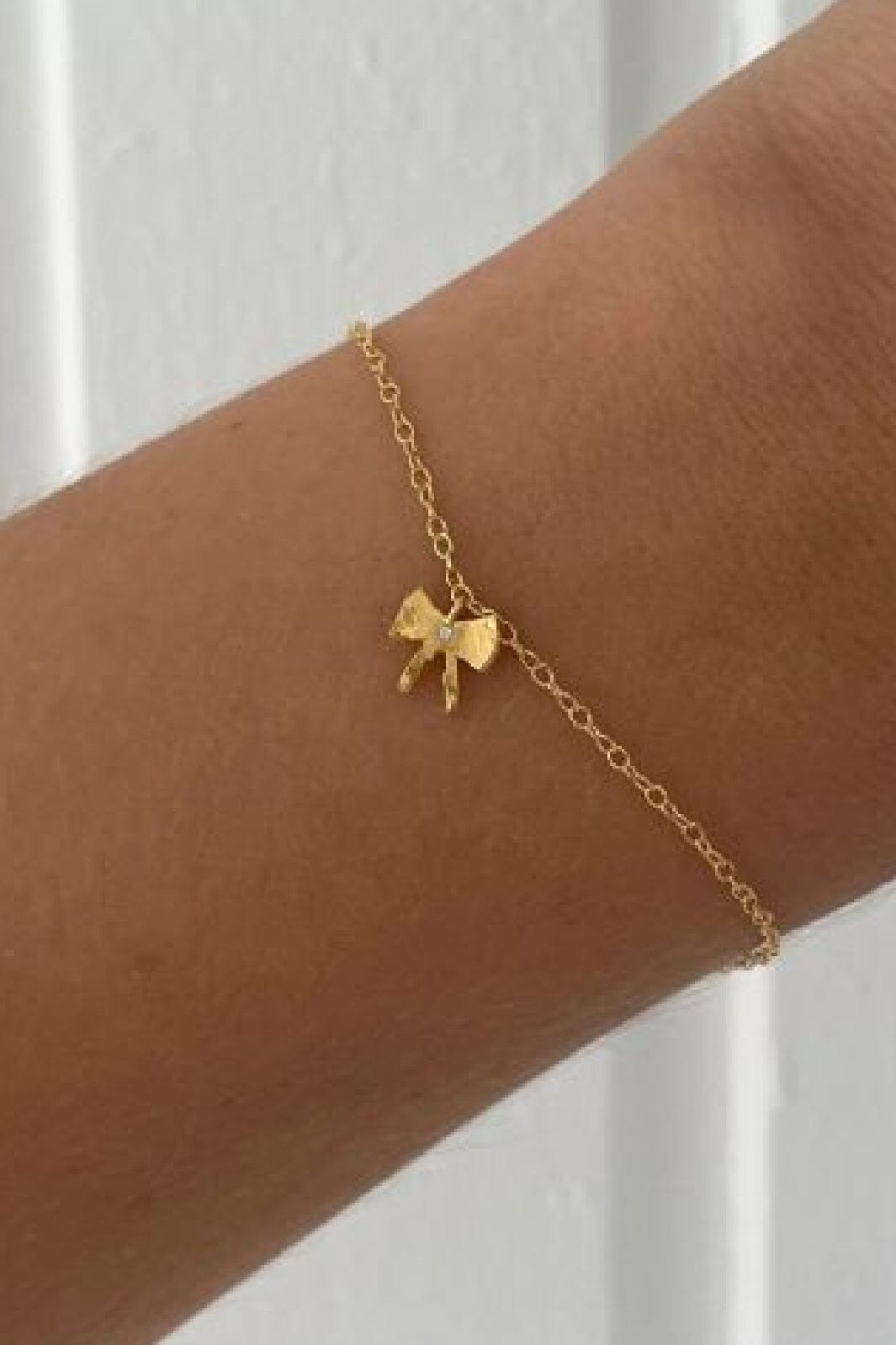 Stine A - Petit Bow With Stone Bracelet - 3216-02