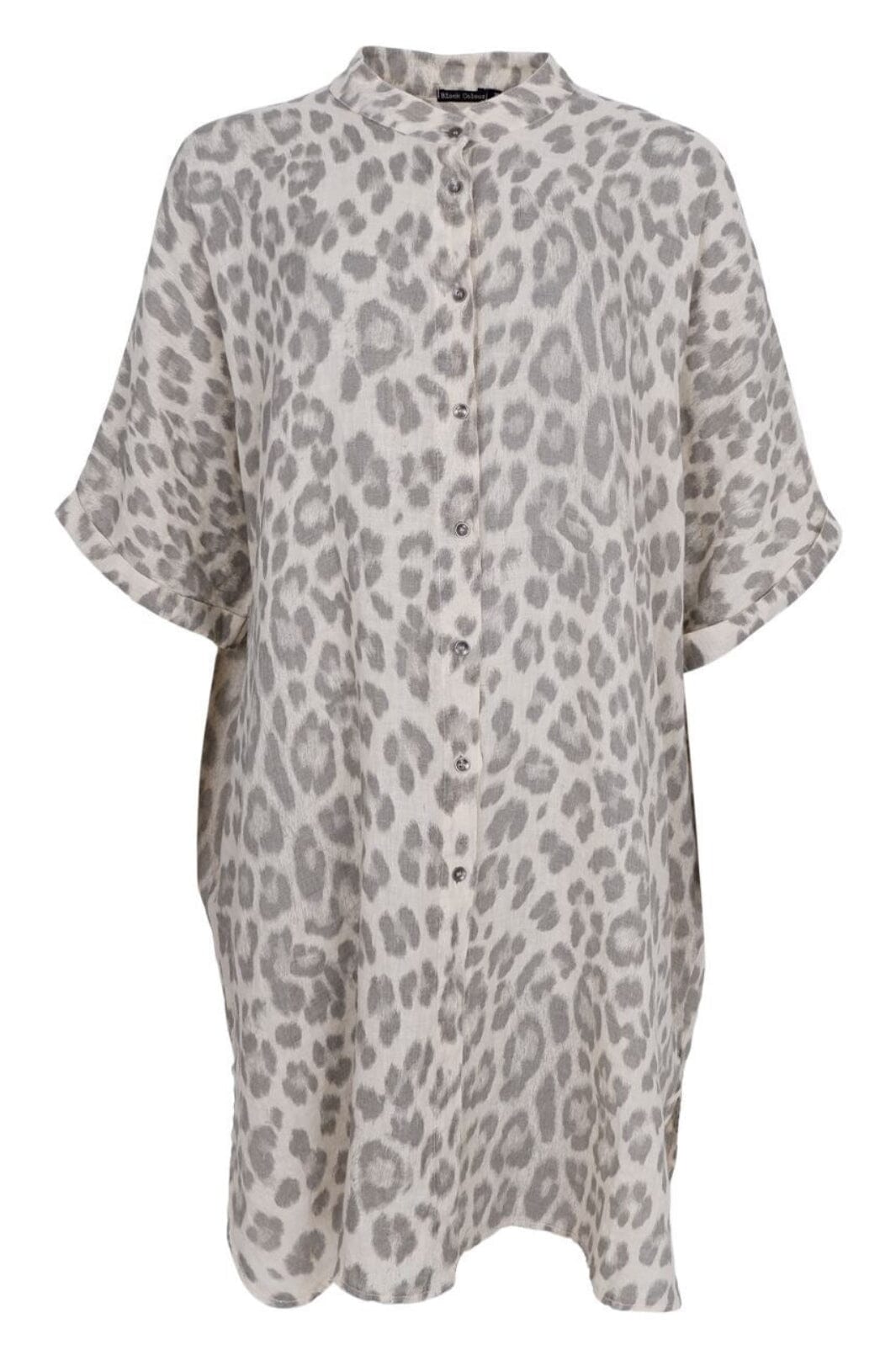 Black Colour - Bcmelina Linen Tunic 40574 - Natural Leo Online Hot Salg