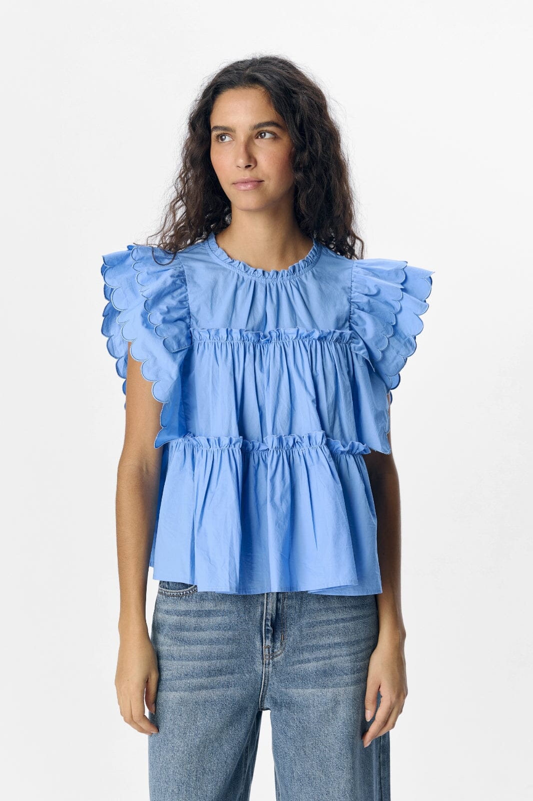 Object - Objhope S/L Top - 4777470 Cornflower Blue