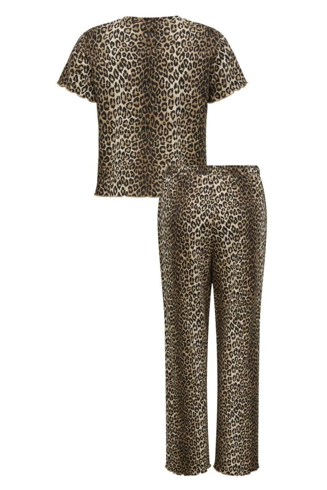 Only - Onlblanca S/S Nightwear Set Acc - 4705467 Toasted Coconut Cool Leo