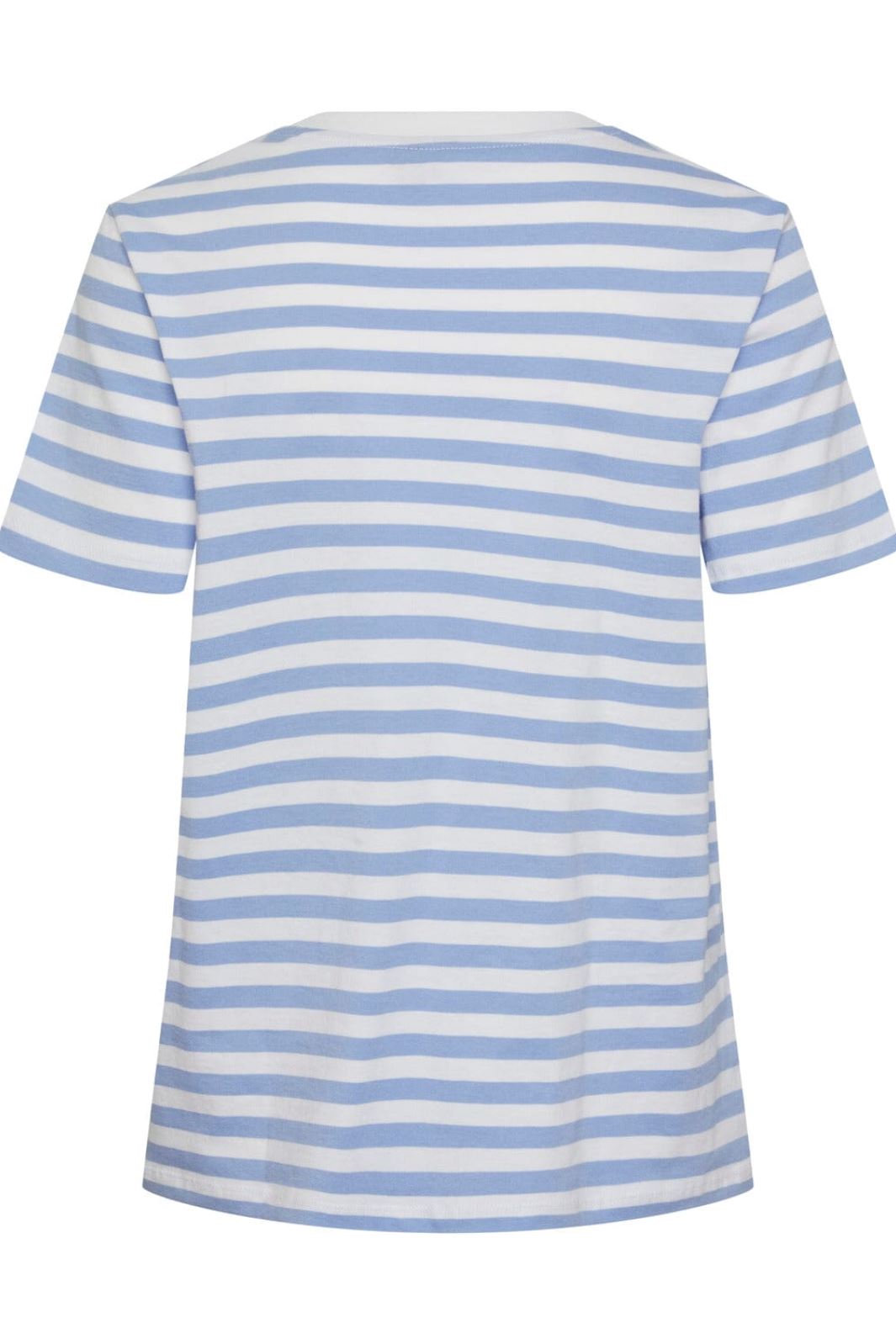 Pieces - Pcria Ss Tee Stripes - 4400582 Hydrangea Bright White Online Hot Salg