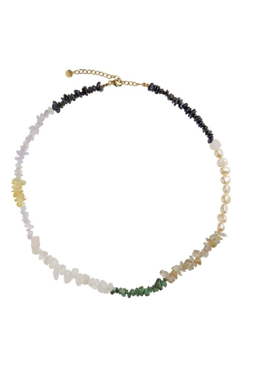Stine A - Crispy Coast Necklace - Pacific Colors With Pearls & Gemstones - 2053-02 Mode