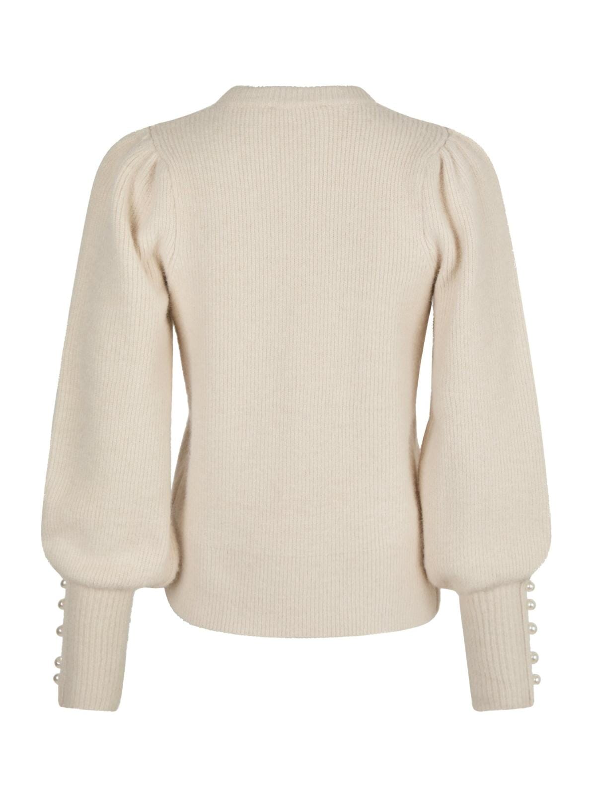 Forudbestilling - Neo Noir - Angie Knit Blouse - Ivory
