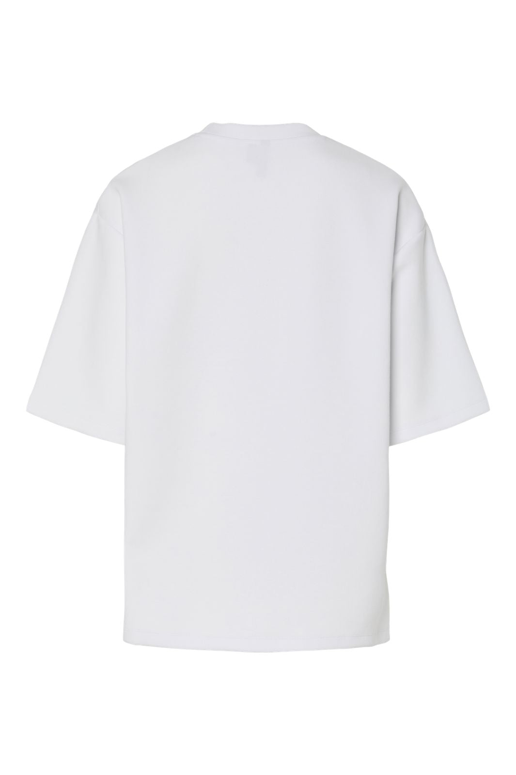 Forudbestilling - Pieces - Pcmuna Ss O-Neck Oversize Tee - 4864327 Bright White Black Embroidery