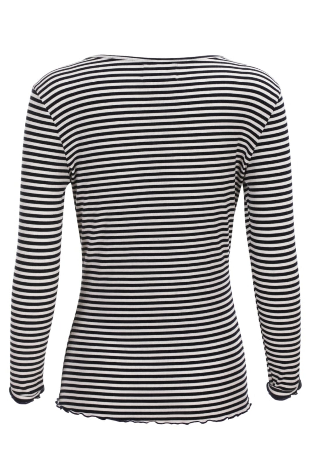 liberte-natalia-ls-round-neck-blouse-black-creme-small-stripe_1.jpg Liberte - Natalia Ls Round Neck Blouse - Black Creme Small Stripe