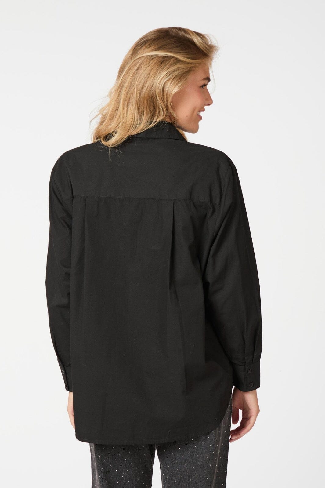 Neo Noir - Dalma C Poplin Shirt 164332 - Black Mode