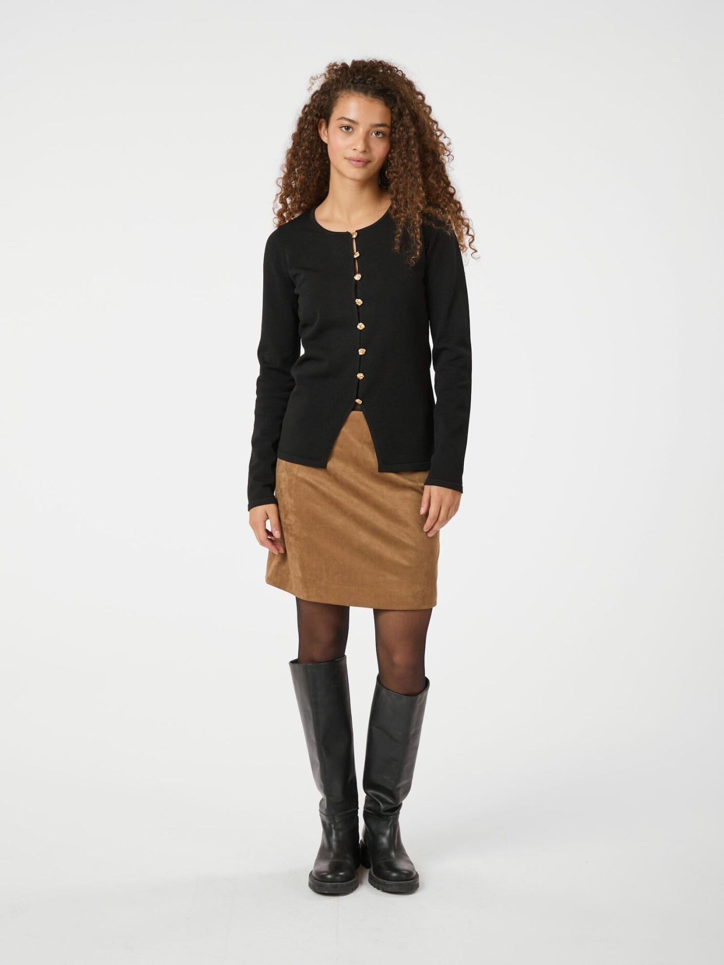 Neo Noir - Teller Knit Blouse 163878 - Black