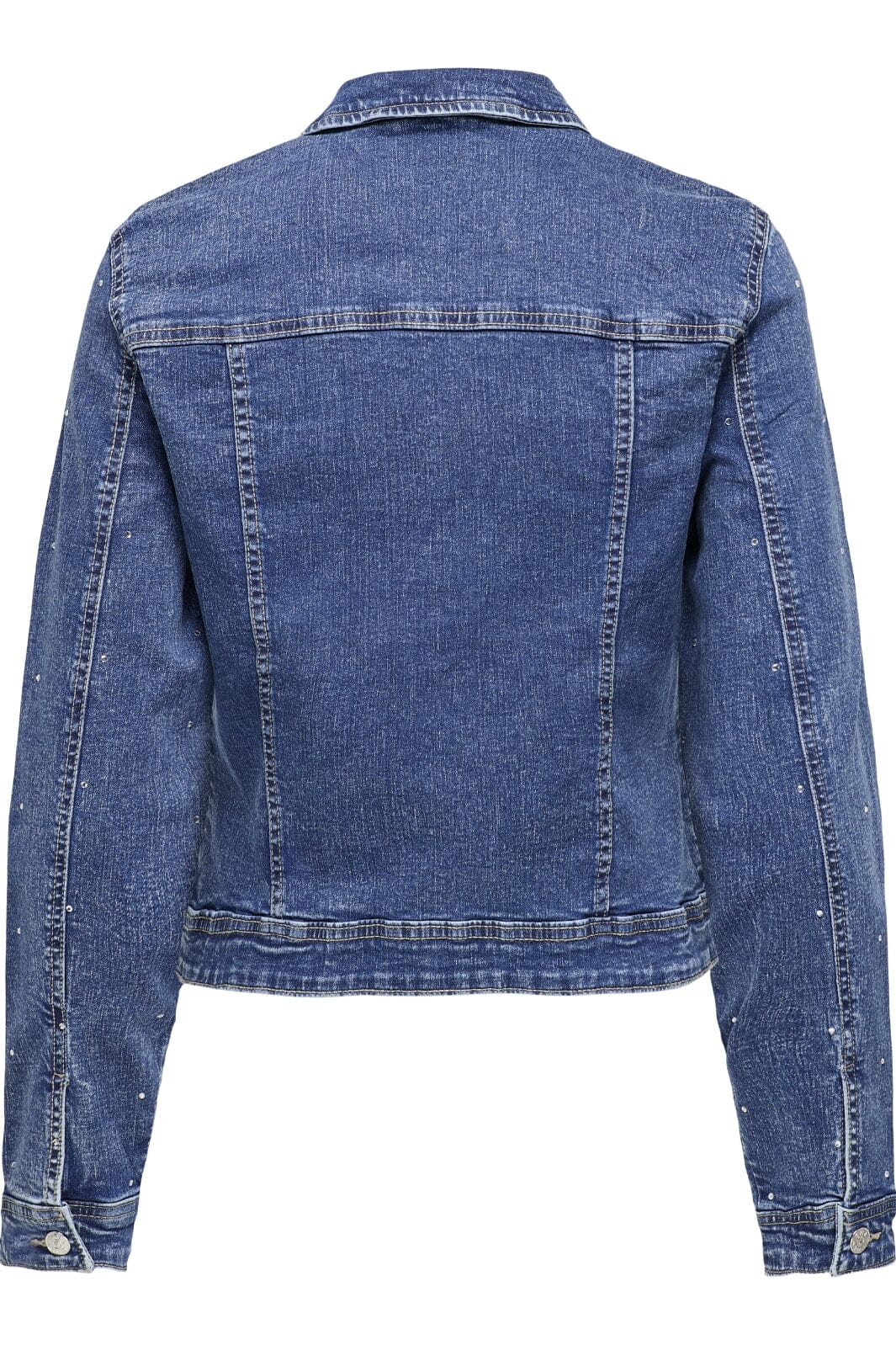 Only - Onlwonder Rhinestone Jacket Pim - 4740249 Medium Blue Denim Rhinestone